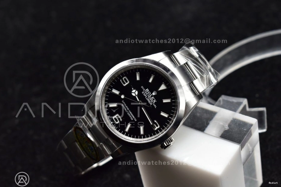 Bracelet Black 124270 SS Best Clean 36mm VR3230 1:1 Steel 904L Dial Edition Explorer on 0119